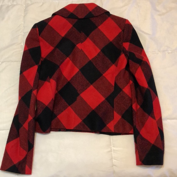 Jones New York Size 4 Plaid Blazer - Picture 6 of 7